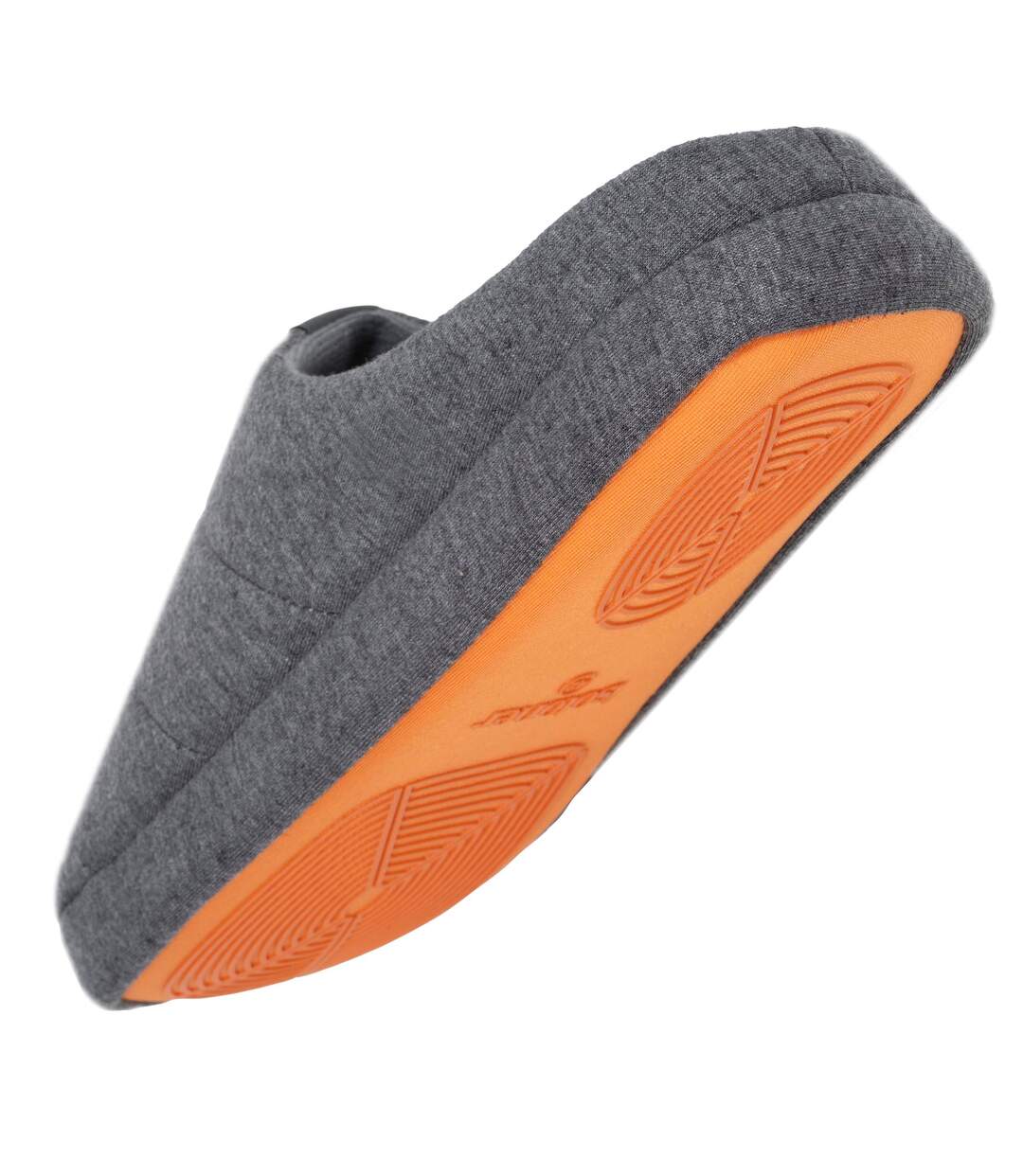 Isotoner Chaussons extra-light Mules homme jersey, semelle gomme antidérapante-5
