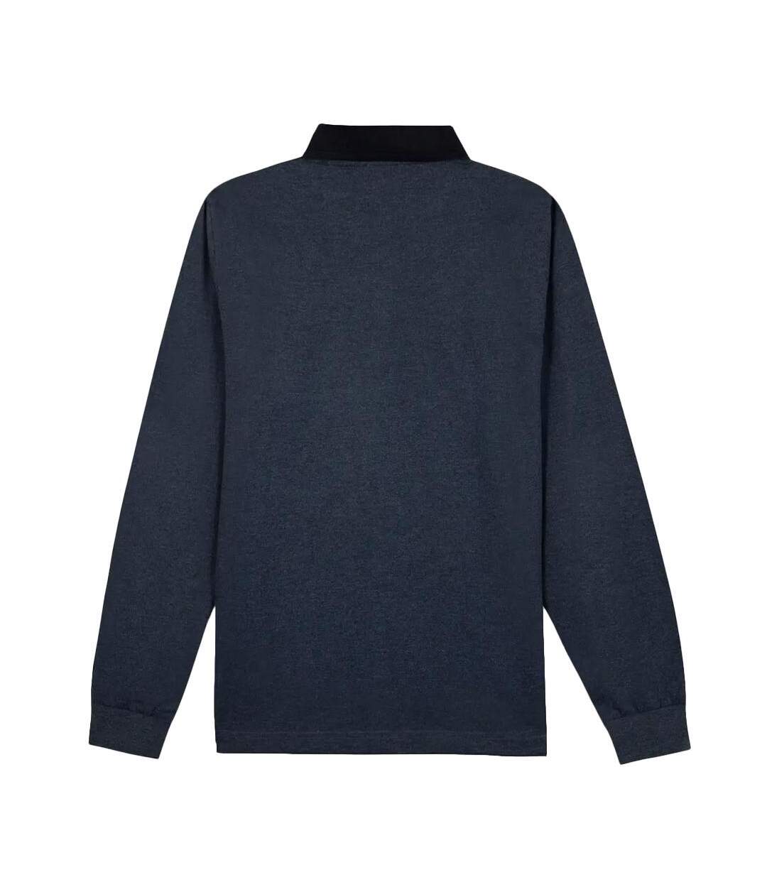 Polo manches longues marine homme tbs pekanpols-2