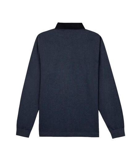 Polo manches longues marine homme tbs pekanpols