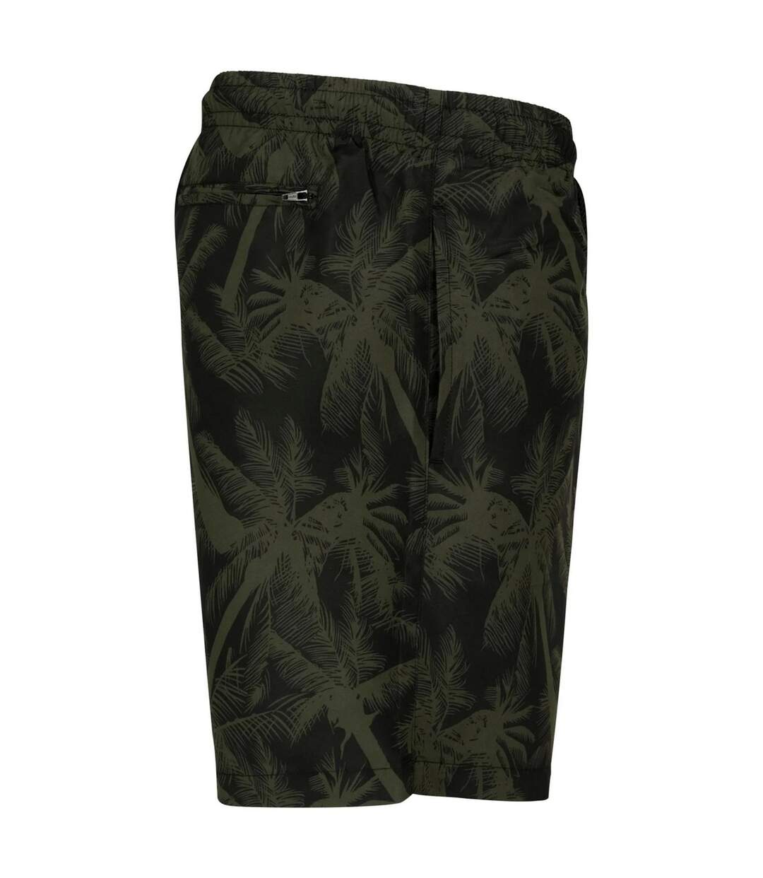 Mens Palm Swim Shorts Olive Urban Classics-3