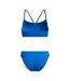 Maillot De Bain 2 Pièces Motif/style Logo Femme Bleu Speedo-3