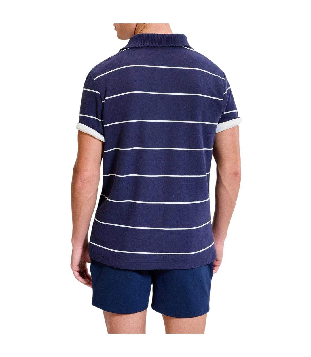 Polo Motif/style À Rayures Cimetta Homme Bleu Marine Ellesse-2