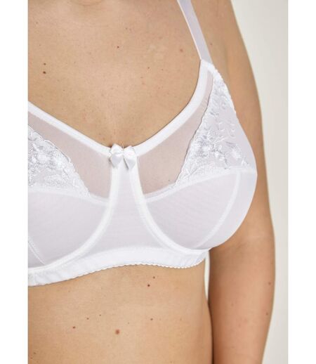 Soutien-gorge avec armatures brodé fil brillant