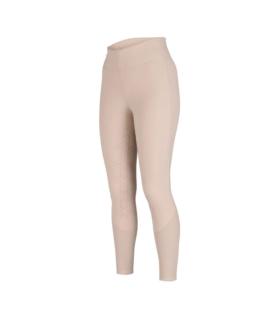 Collant d´équitation optima air femme beige Aubrion-3