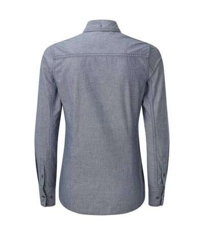 Chemise Formelle Organic Fairtrade Certified Femme Denim Gris Premier