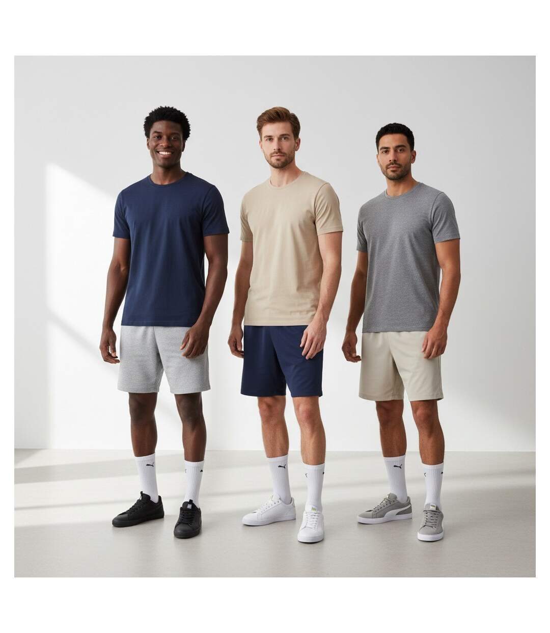 PUMA Chaussettes Mixte Crew Pack 6 Paires (Lot) - Coton Doux, Talon Cousu-2