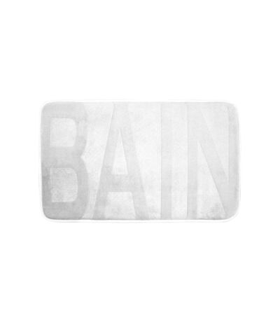 Tapis de Bain Microfibre Relief 45x75cm Blanc