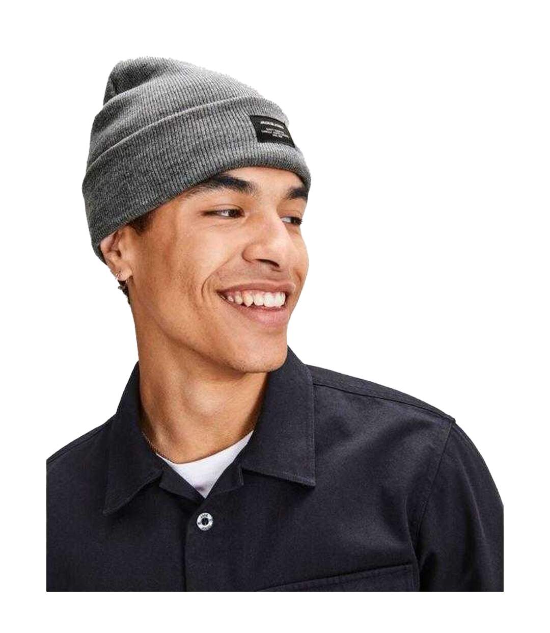 Bonnet Jacdna Homme Gris Jack And Jones-3