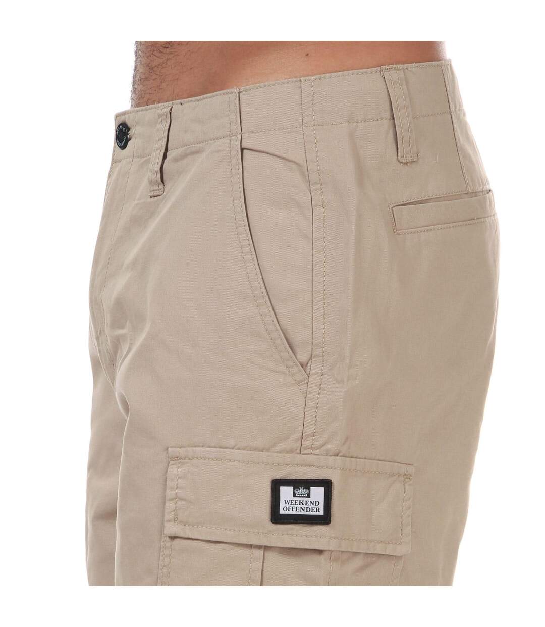 Mens High Desert Cargo Shorts Stone Weekend Offender-4