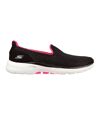 Skechers Womens/Ladies GOwalk 6 Big Splash Walking Shoes (Black/Hot Pink) - UTFS8216