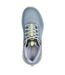 Womens/ladies Lux Journey Road Flat Shoes Blue Yellow Skechers-3