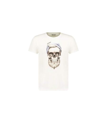 tshirt col rond avec tête de mort sur le devant GARLAND