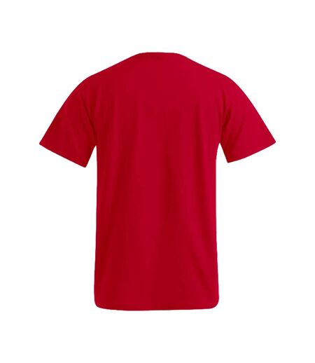 T-shirt Premium Homme Rouge Feu Promodoro