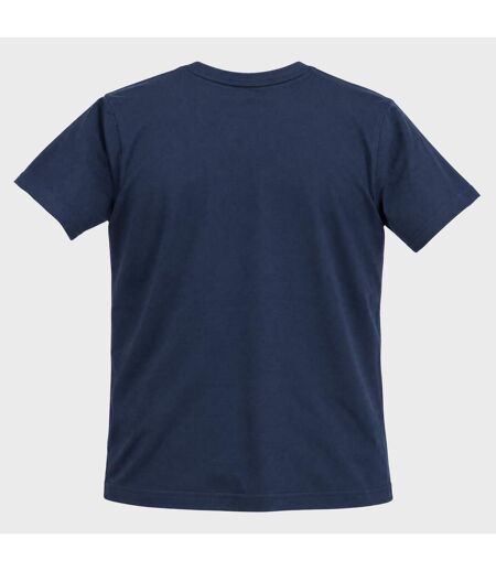 T-shirt homme uni col rond regular en coton avec logo brodé 618290 Umbro