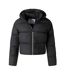 Doudoune Matelassée Motif/style Matelassé Femme Noir Minoti-4