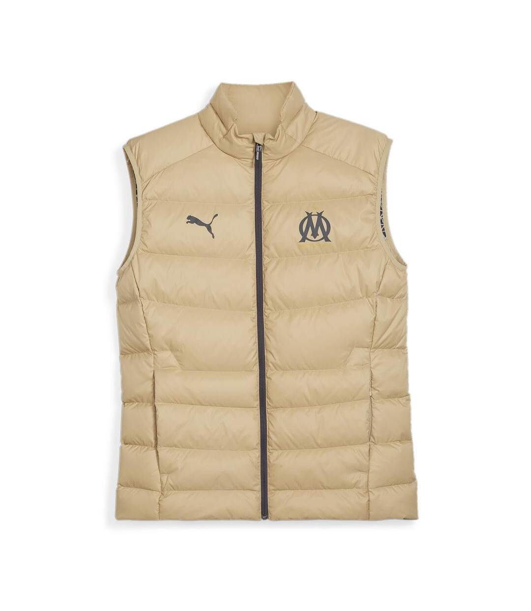 OM doudoune sans manche beige homme puma down - l-1