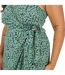 Robe Mi-longue Sans Manches Femme Vert Brave Soul-4