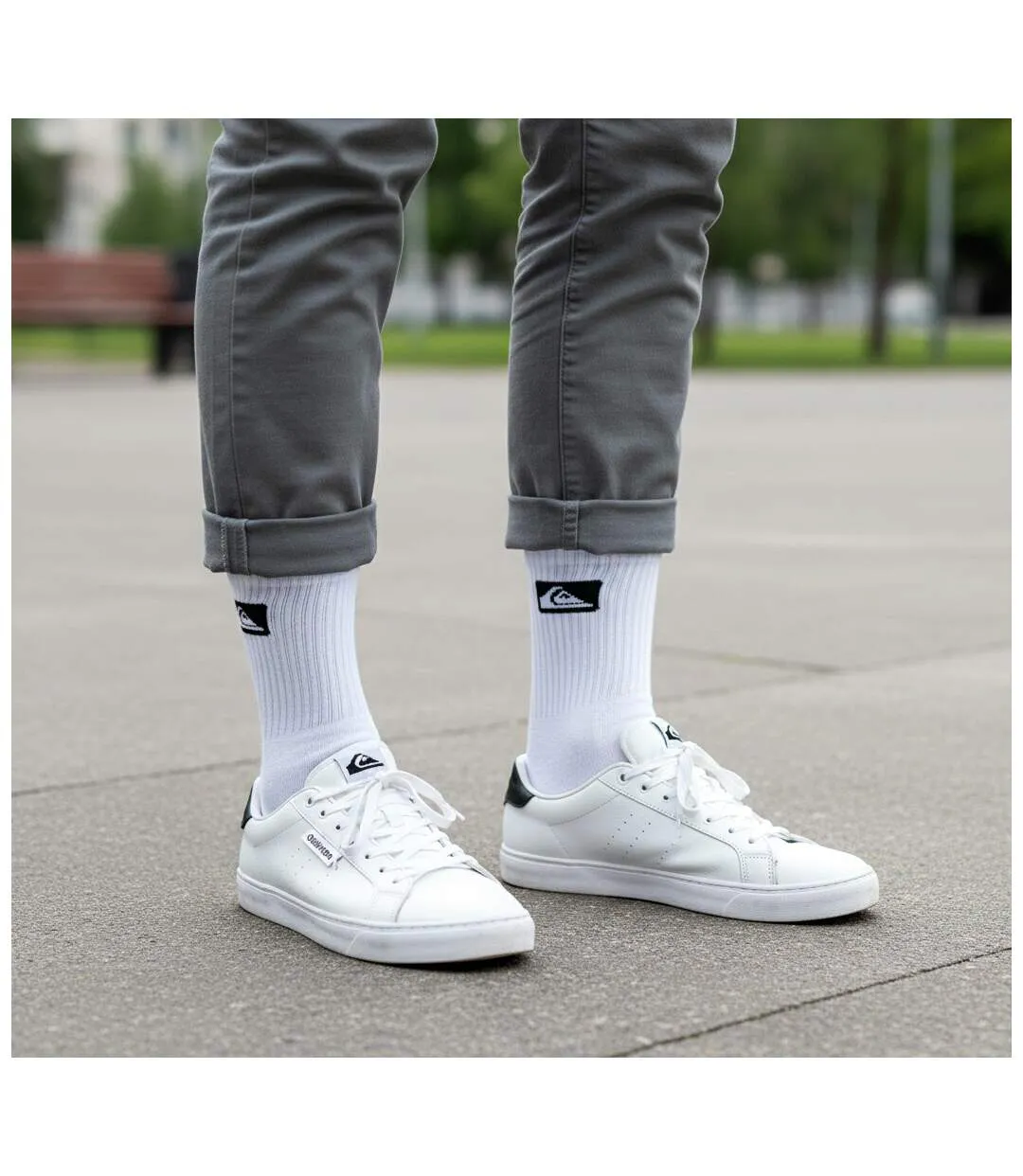 Quiksilver Pack de Chaussettes Homme Crew  Lot 6 Paires Sport Cushioned-2