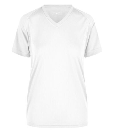 t-shirt running respirant JN316 - blanc - FEMME