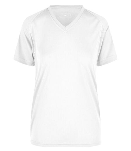 t-shirt running respirant JN316 - blanc - FEMME