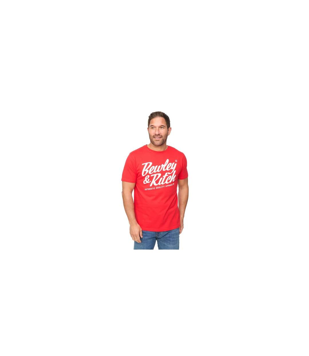 T-shirt Décontracté Harlings Homme Rouge Bewley & Ritch-1