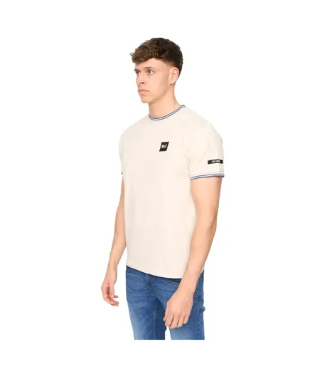 Mens Wrentham Cotton T-shirt Stone Duck And Cover