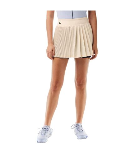 Short Femme Crème Lacoste