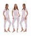 Hauts Thermiques Manches Courtes Femme Blanc Heatforce-3