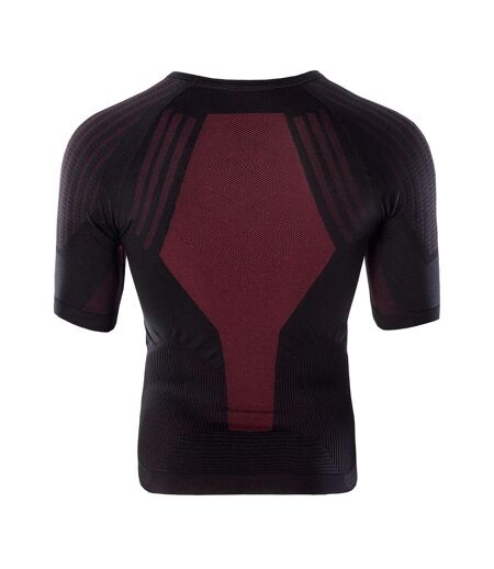 Haut Thermique Hano Homme Rouge Foncé Noir Hi-Tec
