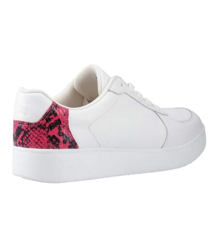 Baskets femme blanc / framboise FitFlop