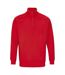SOLS Unisex Adult Conrad Quarter Zip Sweatshirt (Bright Red) - UTPC5887