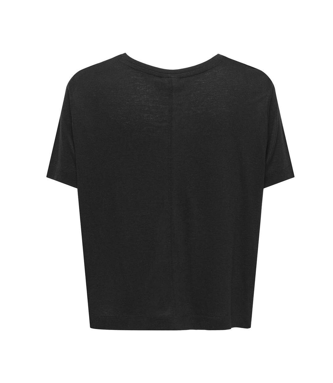 T-Shirt noir femme jdy gwen-2