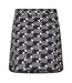 Womens/ladies Houndstooth Golf Skort Black Puma-2