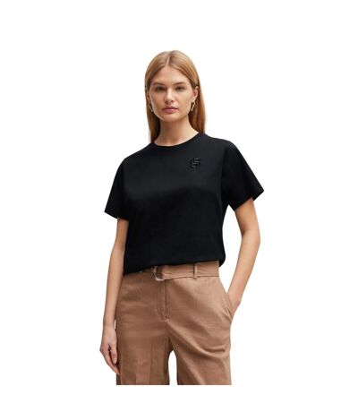T-shirt Femme Noir Boss