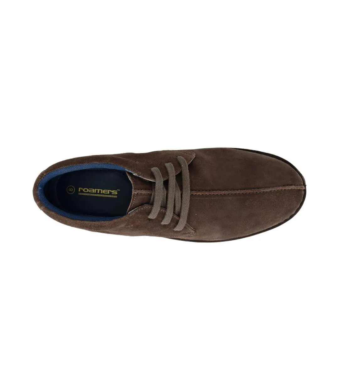 Desert Boots Motif/style Œillets Homme Marron Foncé Roamers-2