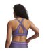 Womens/ladies Medium Impact Sports Bra Purple Under Armour-2