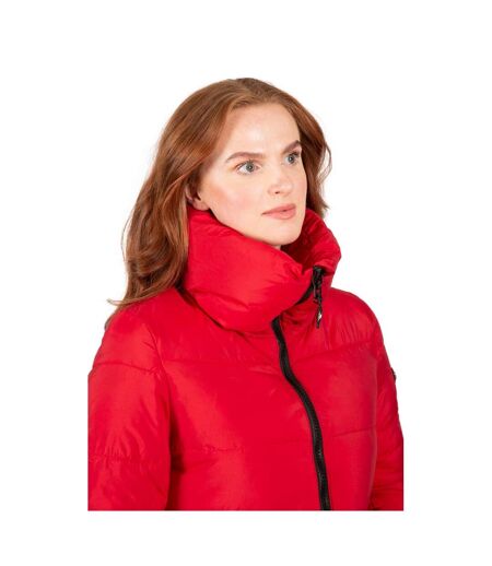 Womens/ladies Faith Padded Jacket Red Trespass