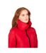 Womens/ladies Faith Padded Jacket Red Trespass-4