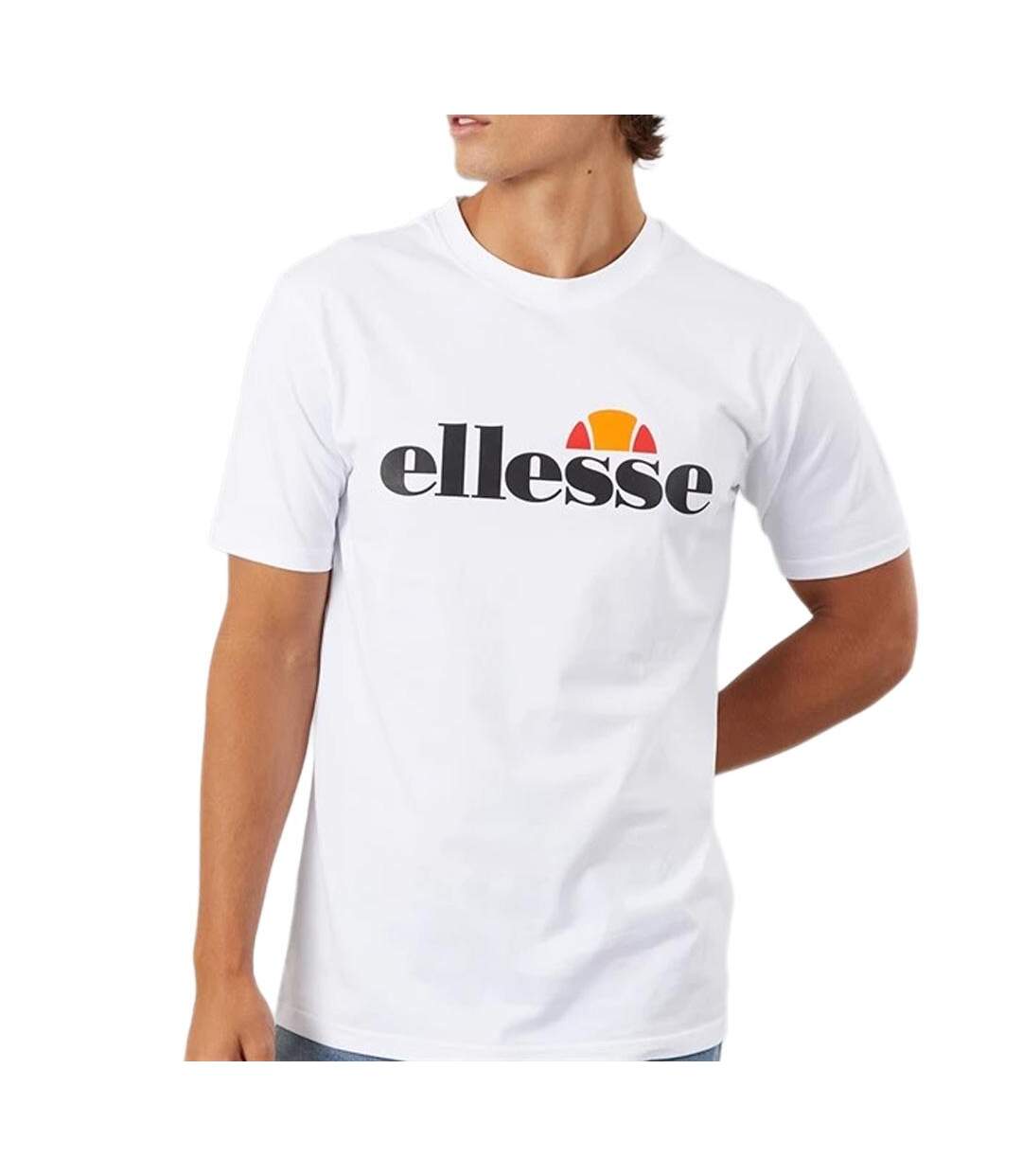 T-Shirt homme blanc ellesse sop23650a-1