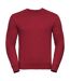 Sweat-shirt Authentique Pour Hommes Coupe Plus Fine Rouge Russell-1