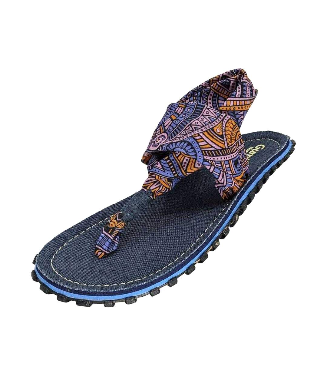 Sandales Femme Bleu Aztèque Gumbies-1