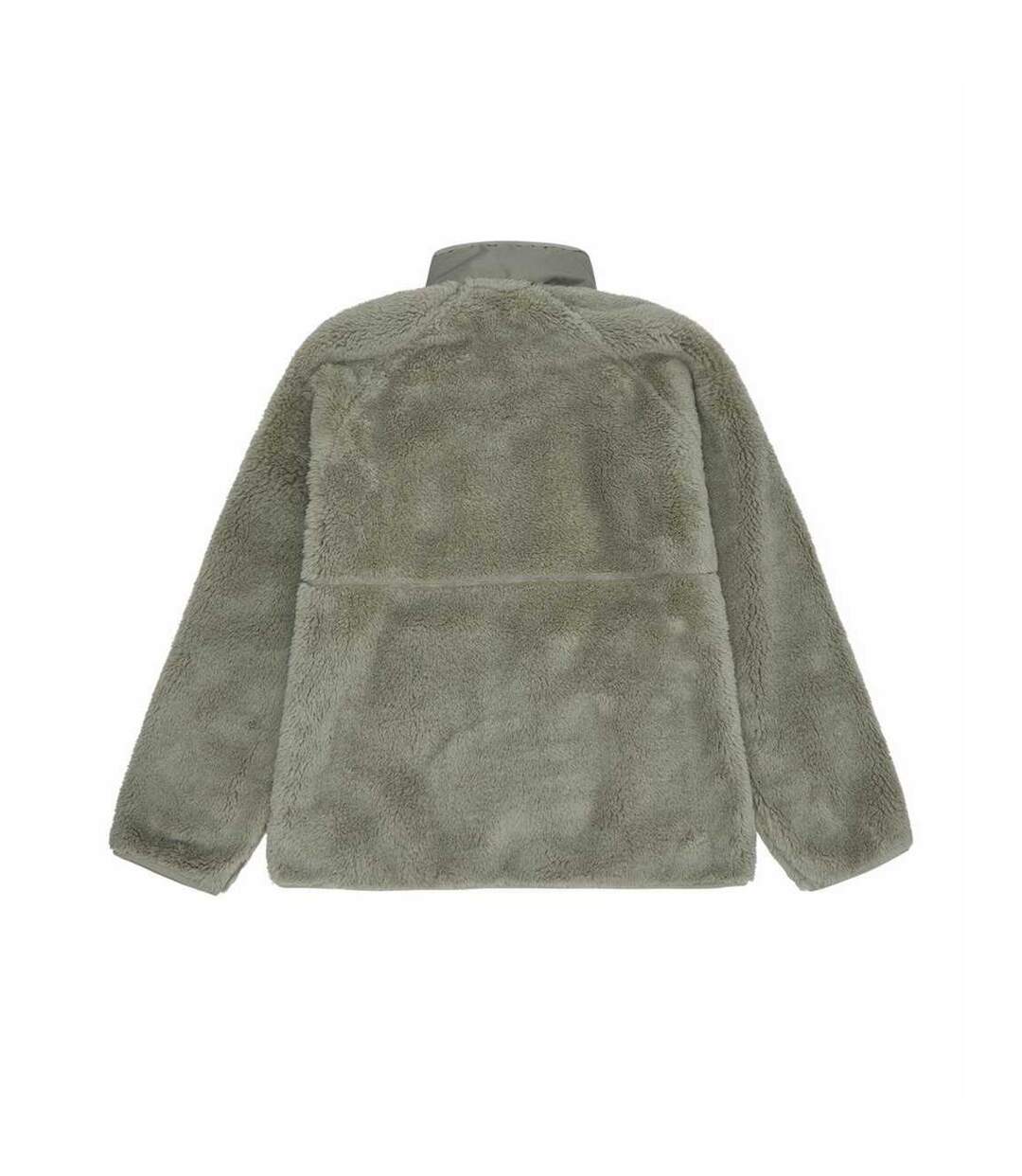 Womens/ladies Double Monkey Fleece Jacket Sage Reebok-2