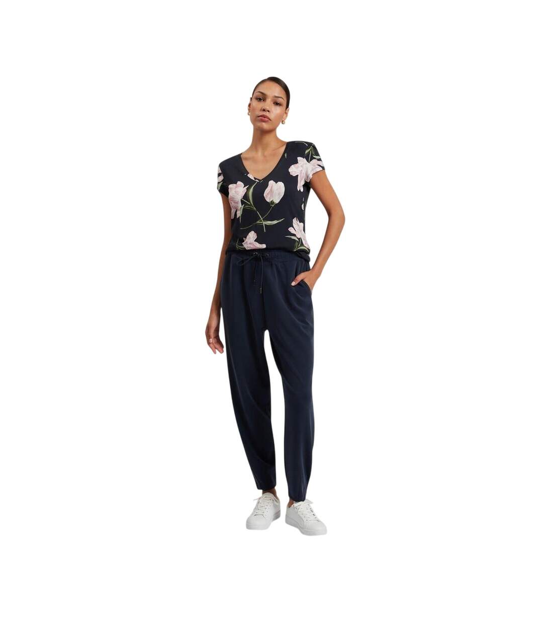 T-shirt Vaiiley Femme Bleu Marine Ted Baker-1