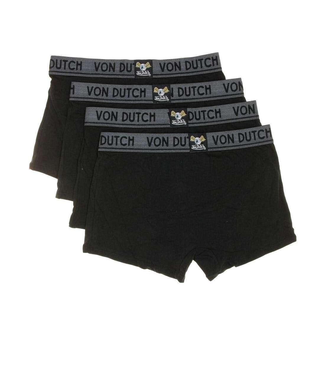 X4 Boxers Homme Noir Von Dutch ORIAS - L-3