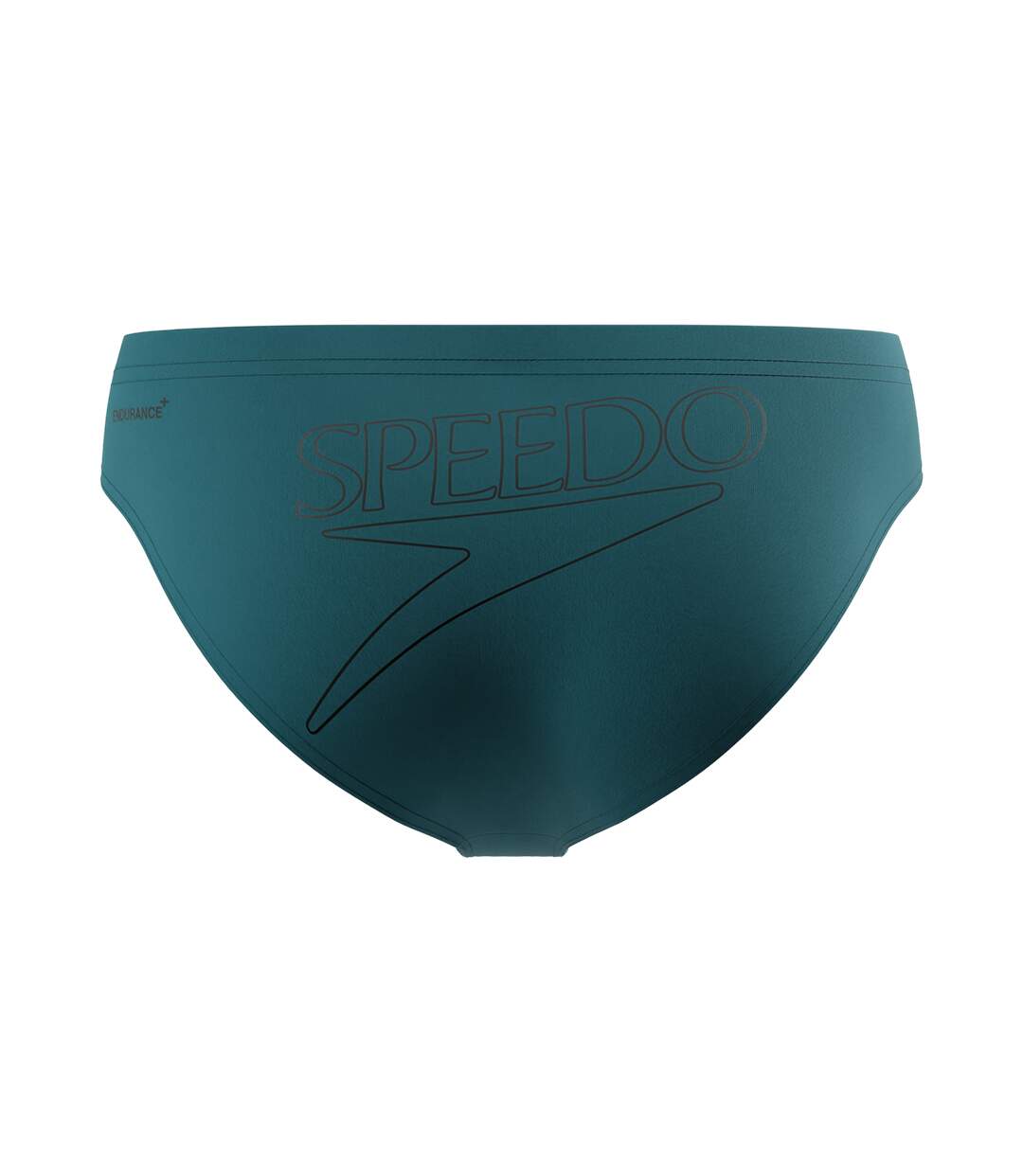 Mens 2.5 Logo Endurance+ Swim Briefs Green Speedo-2
