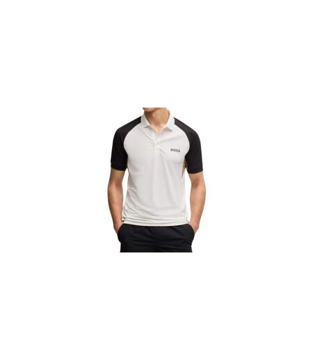 Polo Paddy Homme Blanc Boss