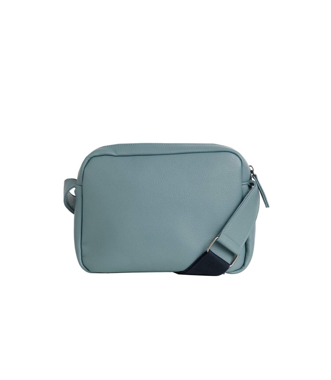 Dion plain vegan leather crossbody bag one size mineral blue Weird Fish-2