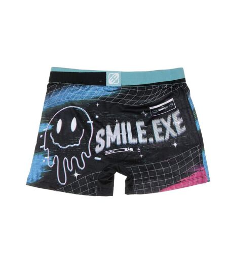 Boxer noir/bleu à imprimés homme freegun gli