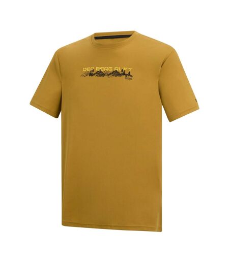 Mens Fingal Slogan Mountain T-shirt Wood Brown Regatta