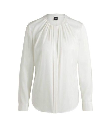 Blouse Manches Longues Femme Blanc Boss